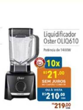 Supermercados Condor Liquidificador oster oliq610 oferta