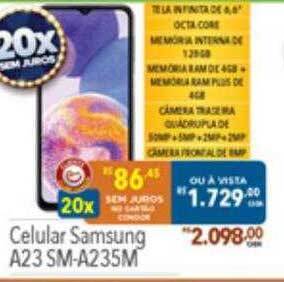 Supermercados Condor Celular samsung a23 sm-a235m oferta