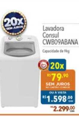 Supermercados Condor Lavadora consul cwb09abana oferta