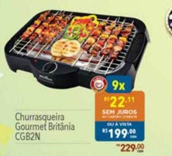 Supermercados Condor Churrasqueira gourmet britânia cgb2n oferta