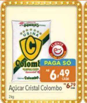 Supermercados Condor Açúcar cristal colombo oferta