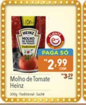 Supermercados Condor Molho de tomate heinz oferta