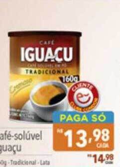 Supermercados Condor Café-solúvel iguaçu oferta