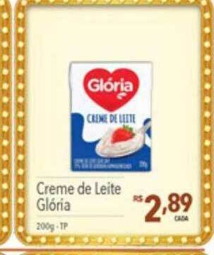 Supermercados Condor Creme de leite glória oferta