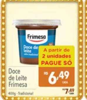 Supermercados Condor Doce de leite frimesa oferta