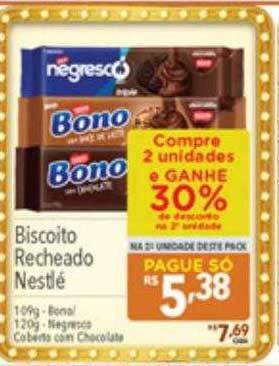 Biscoito recheado nestlé