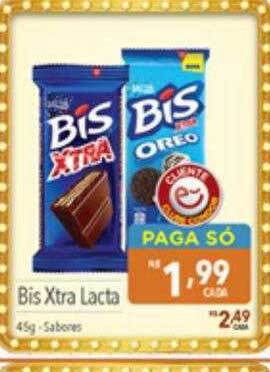 Supermercados Condor Bis xtra lacta oferta