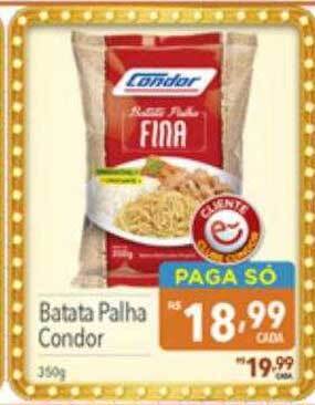 Supermercados Condor Batata palha condor oferta