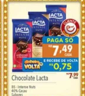 Supermercados Condor Chocolate lacta oferta