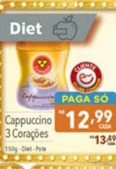 Supermercados Condor Cappuccino 3 corações oferta
