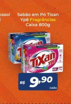 Sabão em pó tixan ypê fragrâncias