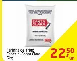 Tenda Atacado Farinha de trigo santa clara 5kg oferta