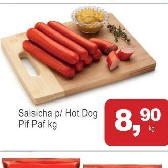 Mineirão Atacarejo Salsicha para hot dog oferta