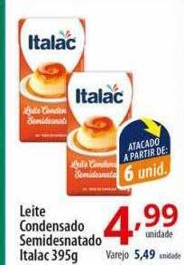 Akki Atacadista Leite condensado semidesnatado italac oferta