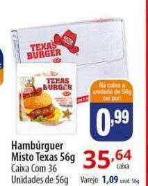 Hambúrguer misto texas