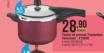 Berlanda Panela de pressão tramontina vancouver oferta