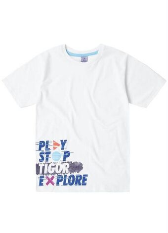 Posthaus Tigor t tigre - camiseta menino branca oferta