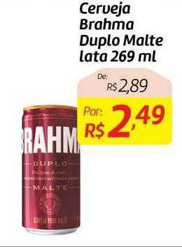 Comper Cerveja brahma duplo malte lata oferta