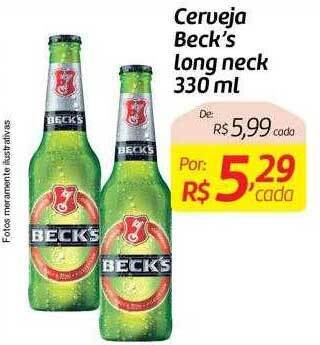 Comper Cerveja beck's long neck oferta