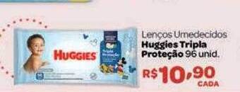 Drogarias Farmagnus Lenços umedecidos huggies tripla proteção oferta