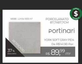 ABC da Construção Porcelanato 87.7x87.7cm portinari oferta