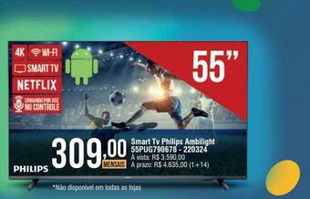 Berlanda Smart tv philips ambilight 55pug790678 oferta
