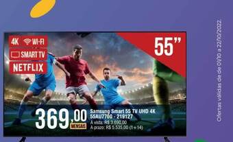 Samsung smart 55 tv uhd 4k 55au7700