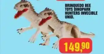 Brinquedo bee toys dinopark hunters invecible