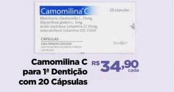 Farmácias Nissei Camomilina c para 1a dentição com 20 cápsulas oferta
