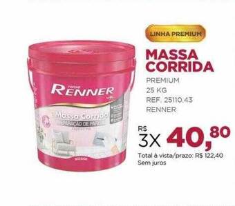 Redemac Massa corrida renner oferta