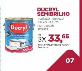 Redemac Ducryl semibrilho renner oferta