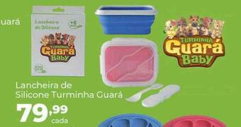 Lancheira de silicone turminha guará