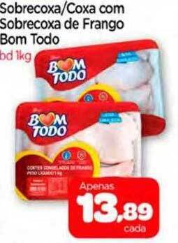 Nordestão Sobrecoxa-coxa com sobrecoxa de frango bom todo oferta