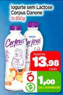 Iogurte sem lactose corpus danone