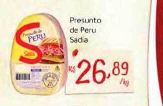 Nordestão Presunto de peru sadia oferta