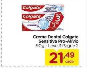 Carrefour Creme dental colgate sensitive pro-alívio oferta