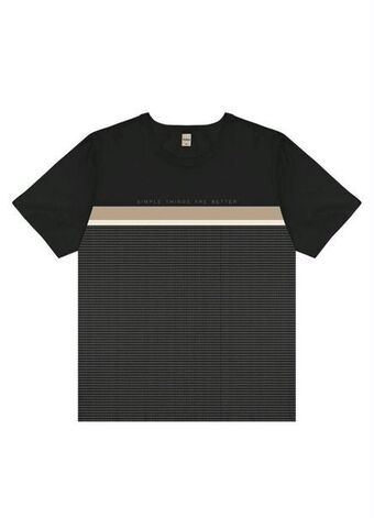 Posthaus Rovitex - camiseta masculina estampada preto oferta