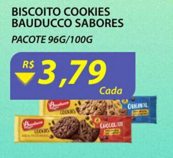 Assaí Atacadista Biscoito Cookies bauducco Sabores 96g/100g oferta