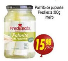 Kaçula Supermercados Palmito de Pupunha Predilecta 300g Inteiro oferta