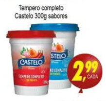 Kaçula Supermercados Tempero Completo Castelo 300g sabores oferta
