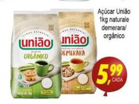 Acucar uniao 1kg naturale demerara/ organico