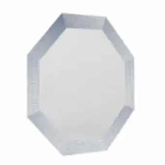 Ferreira Costa Espelho oitavado 40x40cm luxo com moldura branco - art... oferta