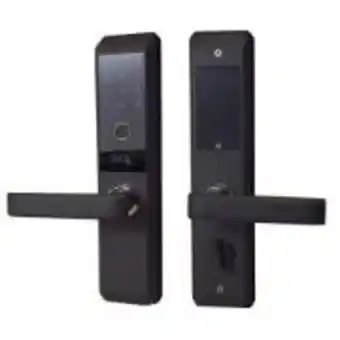 Fechadura digital embutir ec1w preta - ecoline 