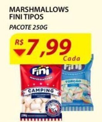 Assaí Atacadista Marshmallows Fini tipos 250g oferta