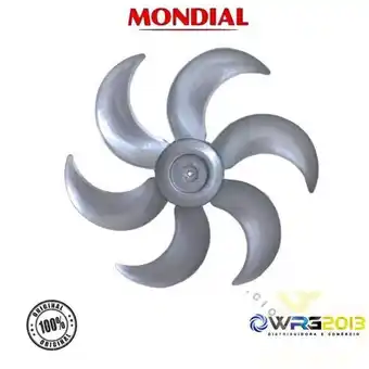 Carrefour Hélice ventilador mondial vt-51 50cm 6 pás prata oferta