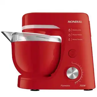 Carrefour Batedeira planetária mondial bp-03 com 12 velocidades e 700w oferta