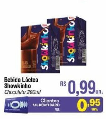 Fort Atacadista Bebida Lactea Showkinho 200ml oferta
