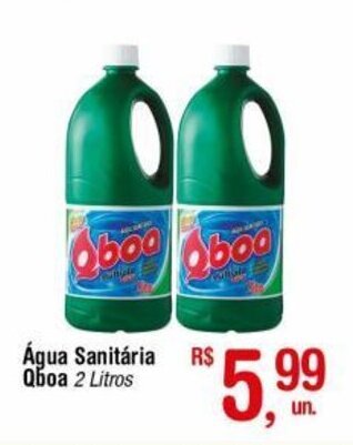 Fort Atacadista Agua Sanitaria Qboa 2L oferta