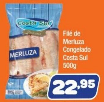 Costazul Supermercados File de Merluza Congelado Costa Sul 500g oferta