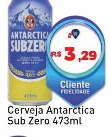 Tonin Superatacado Cerveja antarctica sub zero 473ml oferta